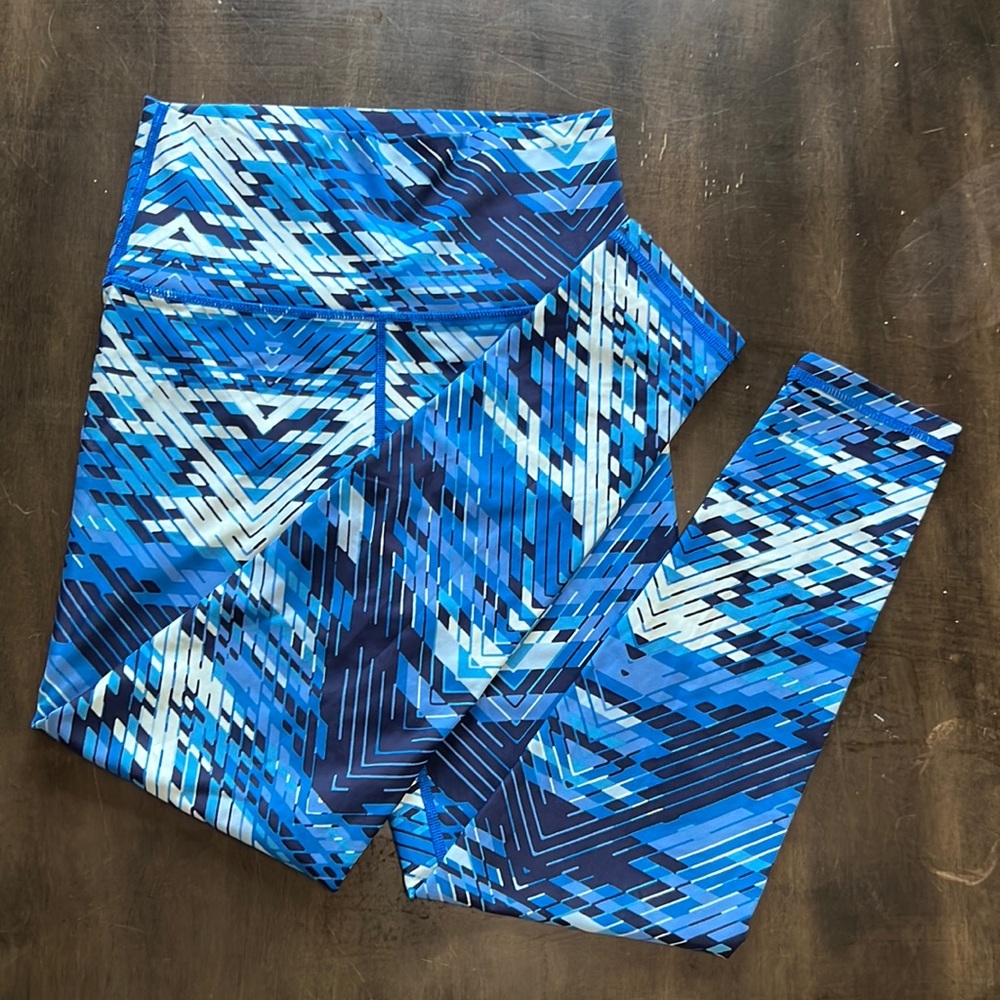Fun blue aerie leggings size S